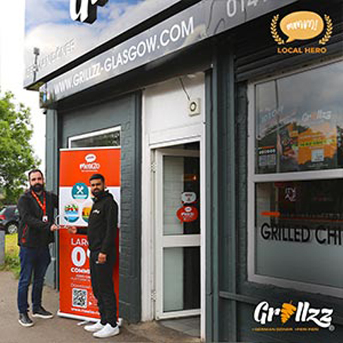 Grillzz German Doner & Peri Peri Glasgow local hero