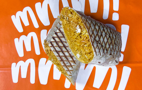 Grillzz German Doner & Peri Peri Glasgow Chicken Burrito